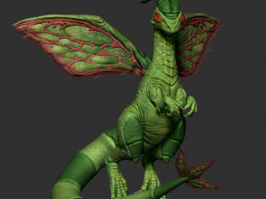 realistic flygon pokemon 3D Print Model