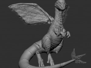 realistic flygon pokemon Modello di stampa 3D