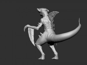 realistic garchomp pokemon 3D-printmodel