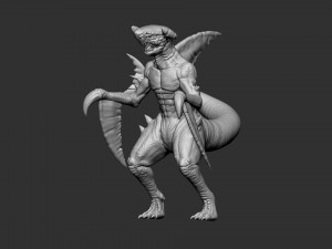 realistic garchomp pokemon 3D-printmodel