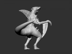 realistic garchomp pokemon 3D Print Model