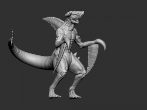 realistic garchomp pokemon 3D-printmodel