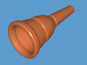 schaller 1-l trombone mouthpiece 3D 프린트 모델