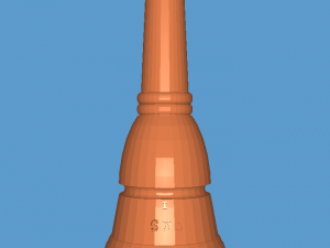 schaller 1-s trombone mouthpiece 3D Baskı Modeli