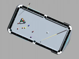 snooker table volkswagen kombi 3D Model