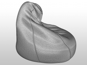 bean bag 3Dモデル