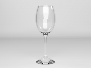 set of glasses and decanter Model 3D