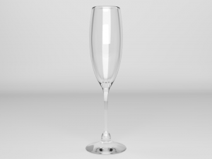 set of glasses and decanter Model 3D