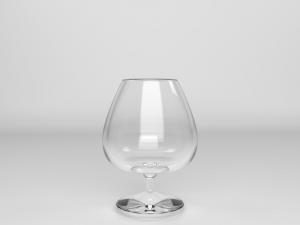set of glasses and decanter Model 3D