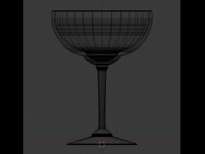set of glasses and decanter Model 3D