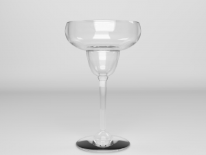 set of glasses and decanter Model 3D
