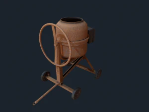 concrete mixer 3D Model