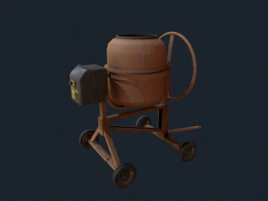concrete mixer 3D Model