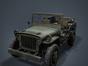 jeep willys 3D Model