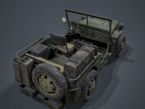 jeep willys 3D Model