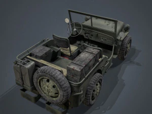 jeep willys 3D Model