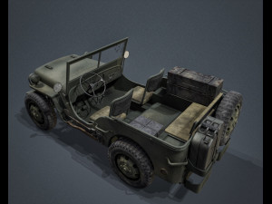 jeep willys 3D Model