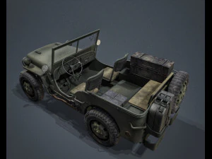 jeep willys 3D Model