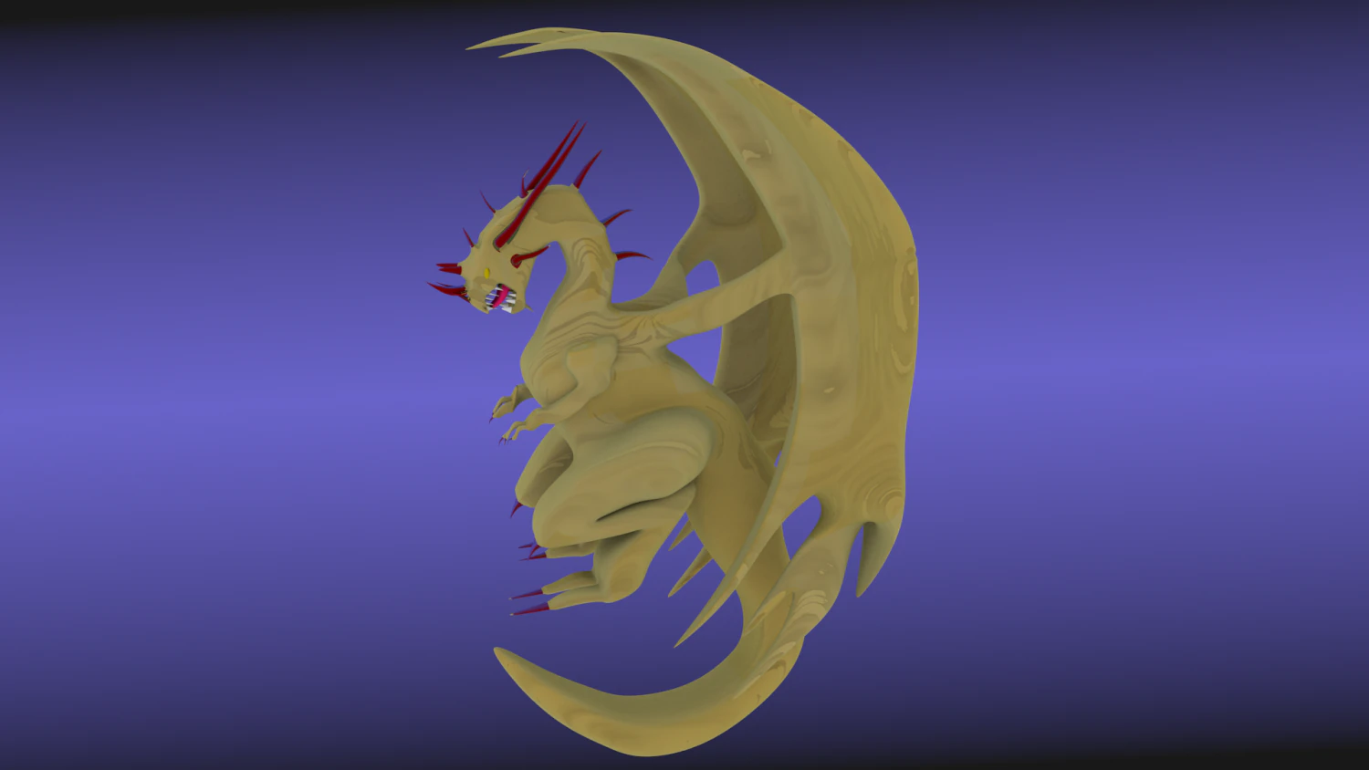 3d sand dragon fantasy 3D Model .c4d .max .obj .3ds .fbx .stl .blend 