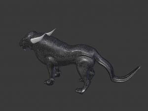 3d fantasy puma 3D Model