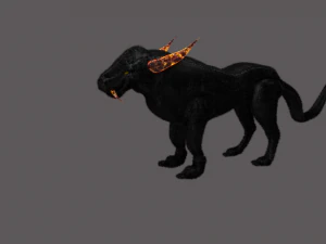 3d fantasy puma 3D Model