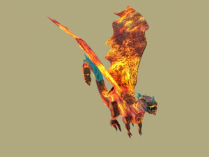 3d lava dragon 3D Model