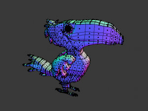 pelican cartoon 3d 3D Model