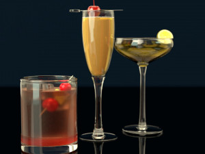 cocktails 3D Model