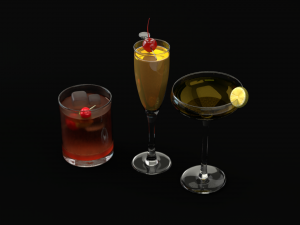 cocktails Modèle 3D