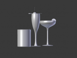 cocktails Modèle 3D