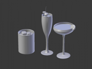 cocktails Modèle 3D