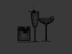 cocktails Modèle 3D