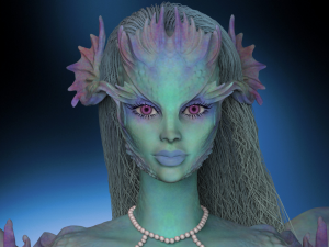 Mermaid high poly and 3d print 3D मॉडल