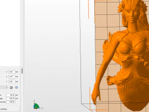 Sereia em alto poli e impress&atilde;o 3D Modelo 3D