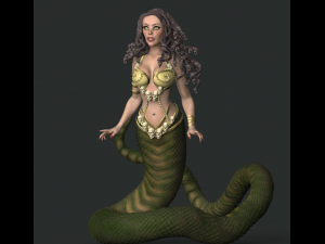 medusa gorgon high poly 3D Model
