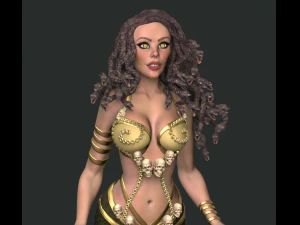 medusa gorgon high poly 3D Model