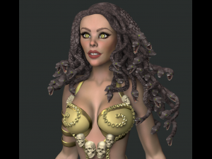 medusa gorgon high poly Model 3D