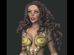 medusa gorgon high poly 3D Model