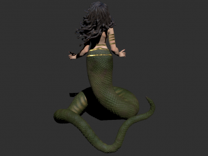 medusa gorgon high poly Model 3D