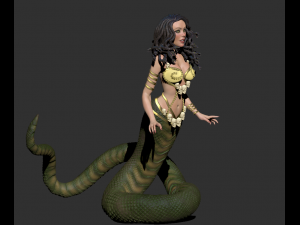 medusa gorgon high poly Model 3D