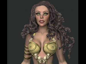medusa gorgon high poly Model 3D