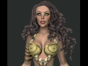 medusa gorgon high poly 3D Model