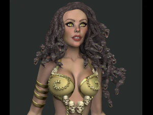 medusa gorgon high poly 3D Model