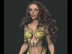 medusa gorgon high poly 3D Model