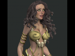 medusa gorgon high poly Model 3D