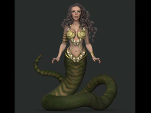 medusa gorgon high poly 3D Model