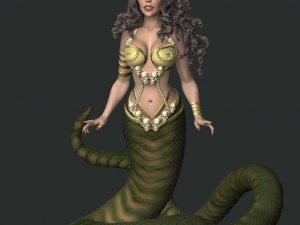 medusa gorgon high poly Model 3D