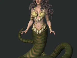 medusa gorgon high poly 3D Model