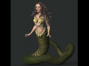 medusa gorgon high poly Model 3D