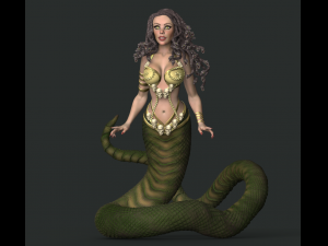 medusa gorgon high poly Model 3D